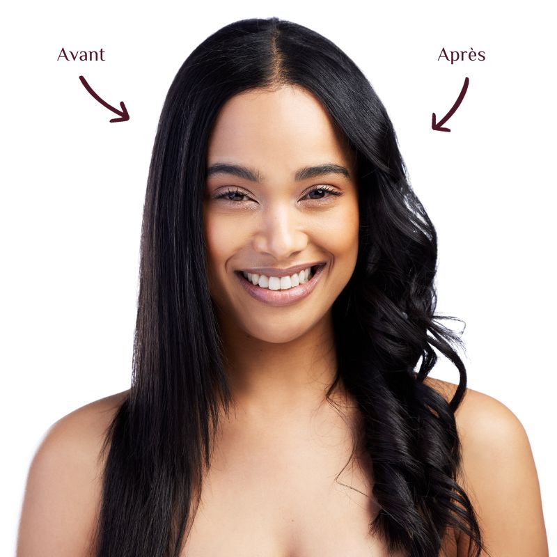 Avant après boucleur sans chaleur