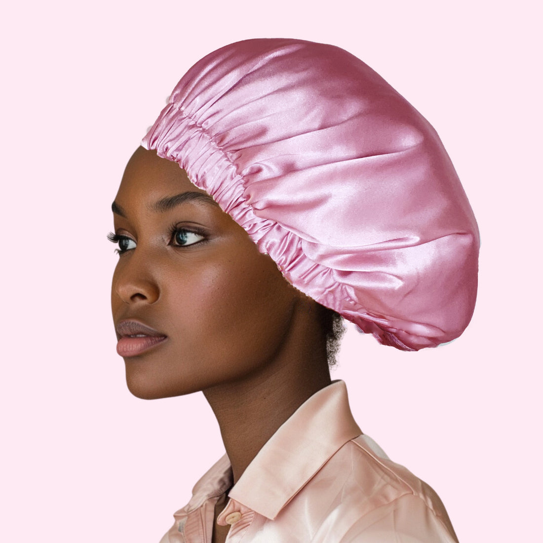 Bonnet de nuit en soie 100% naturelle - Protection cheveux