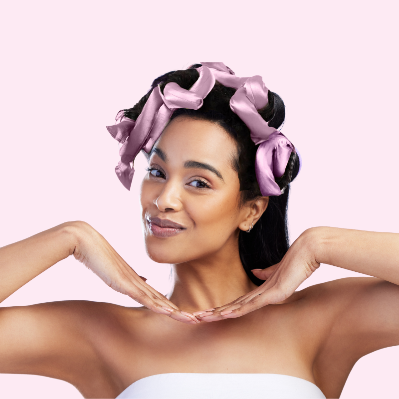 Utilisation des bigoudis en soie